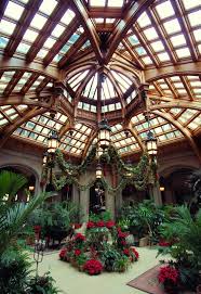 Winter Garden Inside Biltmore House With Christmas Decorations Biltmore House Christmas Biltmore Christmas Biltmore House