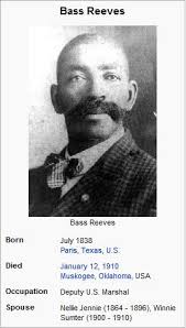 BASS REEVES: u. s. MARSHAL