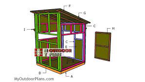 If you bowhunt, i think 4' is too narrow, i know it's convenient. 5x5 Shooting House Plans Myoutdoorplans Free Woodworking Plans And Projects Diy Shed Wooden Playhouse Pergola Bbq