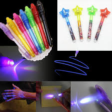 Star Head Luminous Light Pen Magic Purple 2 In 1 Uv Black Light Combo Drawing Invisible Ink Pen Educational Toys For Children Light Up Toys Aliexpress
