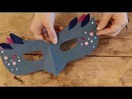 how to make paper masquerade mask