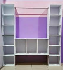 Rasanya daripada gambar di atas sahaja anda dah boleh jangka cara pembuatan rak baju diy ni kan? Diy Rak Almari Murah