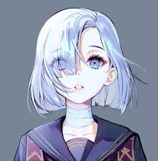 If you look closely you'll notice that it's not a pure white but the white. Blue Eyes Anime And Art Image 6229405 On Favim Com
