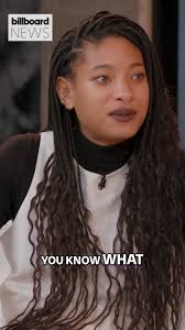 Willow Smith opens up about how her parents helped her when writing 'Black  Shield Maiden.' 📖 #BillboardNews Watch the full interview