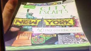 Houses, cities and monuments coloring book. Crayola City Escapes Coloring Book Youtube