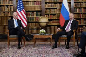 The us president joe biden for a meeting with russian leader vladimir putin in geneva was prepared by cia director william burns, who advocates a return to containment of moscow, as in the cold war. G212qq0ykynifm