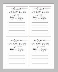 Unique Wedding Advice Card Free Template Wedding Advice Cards Wedding Advice Cards Printable Wedding Advice