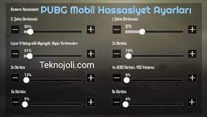 Pubg Mobil Hassasiyet Ayarlari Dunyanin En Iyi Hassasiyet Ayarlari Teknojoli