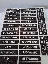 Memiliki anak tentu sangat menyenangkan dan bahkan menjadi. Cara Mudah Membuat Nama Dada Name Tag Akrilik Tanpa Resin Blog Edukasi