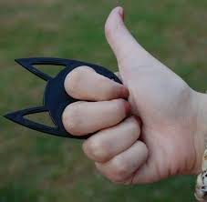 Black evil wild cat keychain. Cat Self Defense Keychain Safety Gadget For Ladies