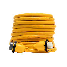 The camco 50 amp rv extension cord with powergrip handle is a durably constructed rv and auto extension power cord built to the highest quality. Camco 50 Amp Power Grip Marine Extension Cord 50 M Locking F Locking Adapter