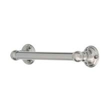 Delta Greenwich 9 In X 7 8 In Decorative Assist Bar In Brushed Nickel Df5209sn The Home Depot Greenwich Casual Decor The Home Depot