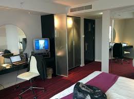 View Of Room From Bed To Door Notice Old Crt Tv Picture Of Park Plaza Leeds Tripadvisor