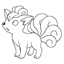 You can use our amazing online tool to color and edit the following vulpix coloring pages. Pokemon Vulpix Coloring Pages