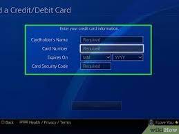 I'm tired of this, since i got my new credit card the psn won't accept it, anyway i could fix this problem? 3 Ways To Add A Credit Card To The Playstation Store Wikihow