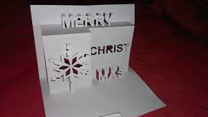 Handmade christmas pop up box card | basteln weihnachten. Pop Up Karte Anjas Schnipselkiste