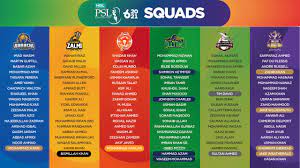 You must have been wondering where you can watch the psl live matches on your phone. Psl Squads 2021 Full Players List For All 6 Teams Iu Lq Kk Ms Pz And Qg