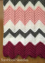Create a simple chevron knit blanket with this free knit pattern. Modern Crochet Chevron Blanket With Free Pattern Yarnhookneedles A Handmade Lifestyle Blog Yarnhookneedles