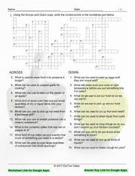 Check spelling or type a new query. Cooking Crossword Worksheets Teaching Resources Tpt