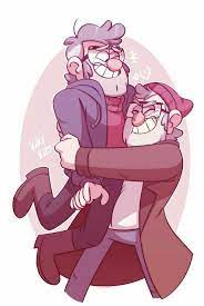 Gravity Falls Grunkle Stan And Ford Pines Hugs Gravity Falls Grunkle Stan Gravity Falls Art Gravity Falls