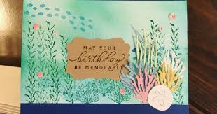 Ic760 Underwater By Mfb At Splitcoaststampers Seaoftextures Kaley Paper Crafts Birthday Stamps Cards
