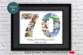 70th Birthday Gift Ideas For Grandma 70th Birthday Gift For Mom Photo Collage Gift For Grandma Gift Etsy Birthday Gift Photo Mom Birthday Gift 60th Birthday Gifts