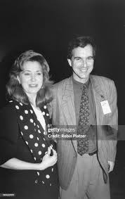 TV journalist Jane Pauley w. her husband, cartoonist Garry Trudeau,... News  Photo