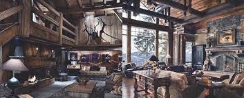 Interior wall of a log cabin with vintage rusty lantern. Top 60 Best Log Cabin Interior Design Ideas Mountain Retreat Homes