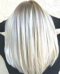 Resultat D 39 Image Pour Cheveux Gris Glaces Avec Des Reflets Et Des Reflets Avec Cheveux Perfect Hair Color Hair Highlights Gorgeous Gray Hair
