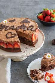 Maria panzer / einfach backen. Schokomousse Torte Vegan Baking Barbarine