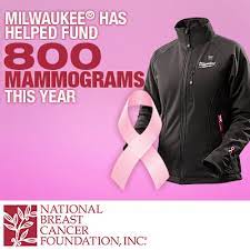 Milwaukee Tool In The First Year Of Partnership With Nbcf Milwaukee Will Help Fund 800 Mammograms For Women In Need Says Janelle Hail Co Founder And Ceo Of The National Breast Cancer
