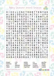 Also, it comes with an answer key. Baby Shower Word Search Baby Shower Wording Free Baby Shower Games Free Baby Shower