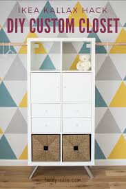 Diy Custom Closet Ikea Kallax Hack Diy Custom Closet Ikea Kallax Hack Kallax Hack
