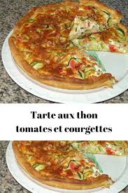 Tarte Aux Thon Tomates Et Courgettes Toutes Recettes En 2020 Tarte Au Thon Tarte Thon Tomate Recettes De Cuisine