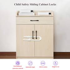 I.extend the drawer out completely; Buy Latagui Child Safety Sliding Cabinet Locks Baby Proof Latch For Kitchen Bathroom Storage Cupboard And Dresser Doors Knobs And Handles No Tools Required Adjustable White 12 Packs Online In Indonesia B08tzq8dtd