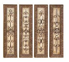 Tres Amigos World Imports Iron Wall Decor Wrought Iron Wall Decor Tuscan Decorating