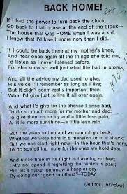 Mom And Dad Home Poem Memories Quotes Family Quotes