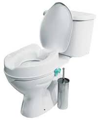 Raised Toilet Seat With Lid Grab Bars In Bathroom Shower Seats Shower Chair