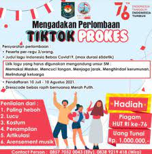We did not find results for: Semarakkan Hut Ke 76 Ri Di Tengah Pandemi Kemendagri Gelar Lomba Tiktok Prokes 5m