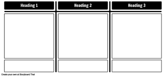 T Chart Templates On Storyboard That Storyboard Template