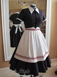 Black And White Dots Dress Meme I Love Lucy Black White Polka Dot Dress With Apron Lucy Dresses I Love Lucy Costume Lucy Costume