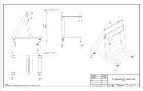 Building An O B Motor Stand Instructional Page 1 Iboats Boating Forums 273327 Outboard Motor Stand Boat Stands Outboard