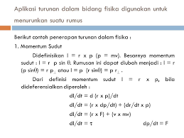 Contoh soal limit dalam bidang ekonomi. A P L I K A S I T U R U N A N Ppt Download