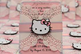 Doily Invitations Hello Kitty 5 Jpg 1600 1059 Boda De Hello Kitty Invitaciones De Hello Kitty Hello Kitty Bebe