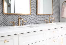 Herringbone Tile Tile Backsplash Bathroom Vanity Vanity Backsplash Glass Tile Bathroom