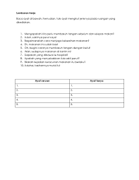 Memang harus diakui jika mungkin ada beberapa perusahaan yang mewajibkan surat lamaran dalam. Contoh Lembaran Kerja Bm Kssr Tahun 3
