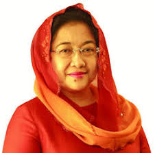Indonesian/nat megawati sukarnoputri, daughter of indonesia's founding father, has won t/i: Megawati Sukarnoputri