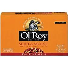 Ol Roy Adult Soft And Moist Beef And Cheese Flavor 12 Packets Dog Food 72 Oz Pack Of 4 Read More Reviews Of The Product By Visiting The Dog Food Reviews
