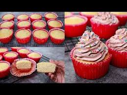 Vanilla Cup Cake Recipe Without Oven Yummy Youtube Cupcake Recipes Cake Recipes Delicious Cake Recipes