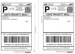 A ups account number is not required for creating online labels because ups internet shipping can be billed to a payment card such as a debit or a credit card (where applicable). Usps Shipping Label Template World Of Template Amp Format In Usps Shipping Label Template Label Templates Address Label Template Printable Label Templates